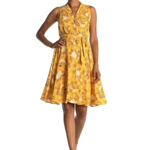 NWT Nanette Lepore Sleeveless Button Front Dress